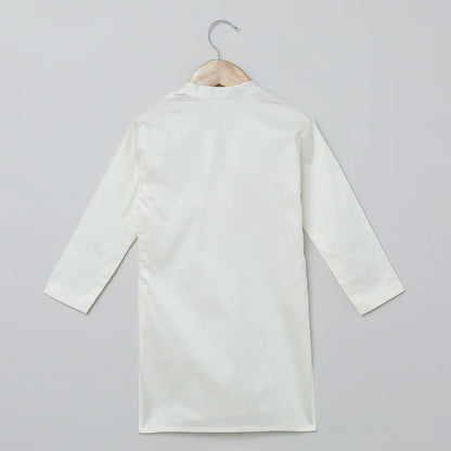 White & Red Ethnic Set for Boys