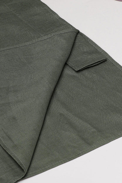 Olive Green Kurta Pajama Set