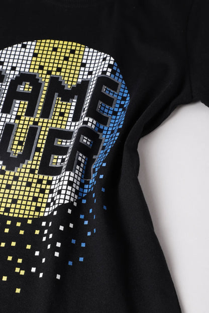 Alluring Luxe  Black gel printed T-shirt