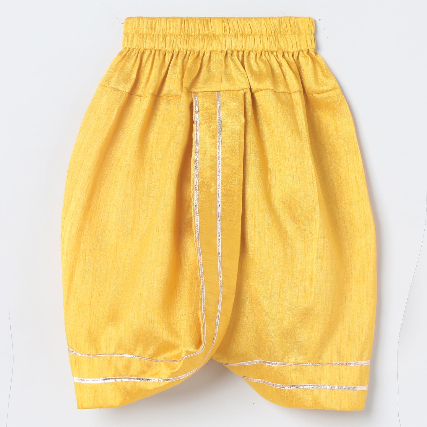 Off-White Kurta Dhoti with Pearl Embroidery