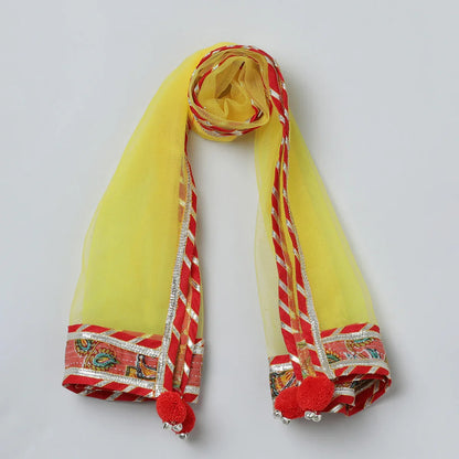 Light Orange, Red & Yellow Ethnic Set for Girls