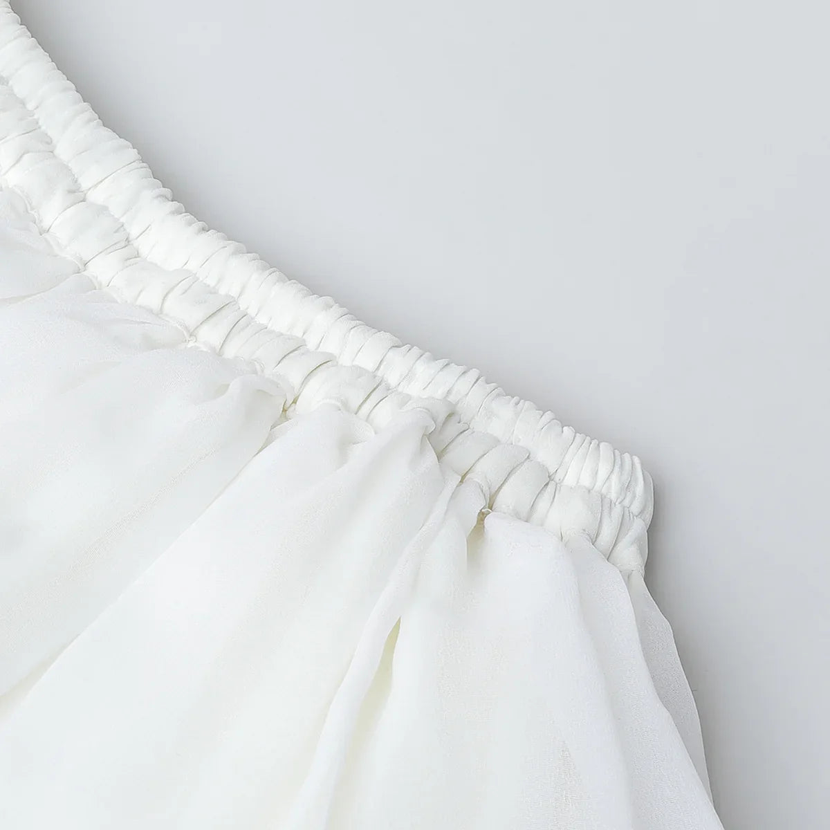 Baby Pink & White Embroidered Top with Tiered Skirt Set