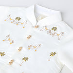 Load image into Gallery viewer, Off-White Kurta Dhoti with Pearl Embroidery
