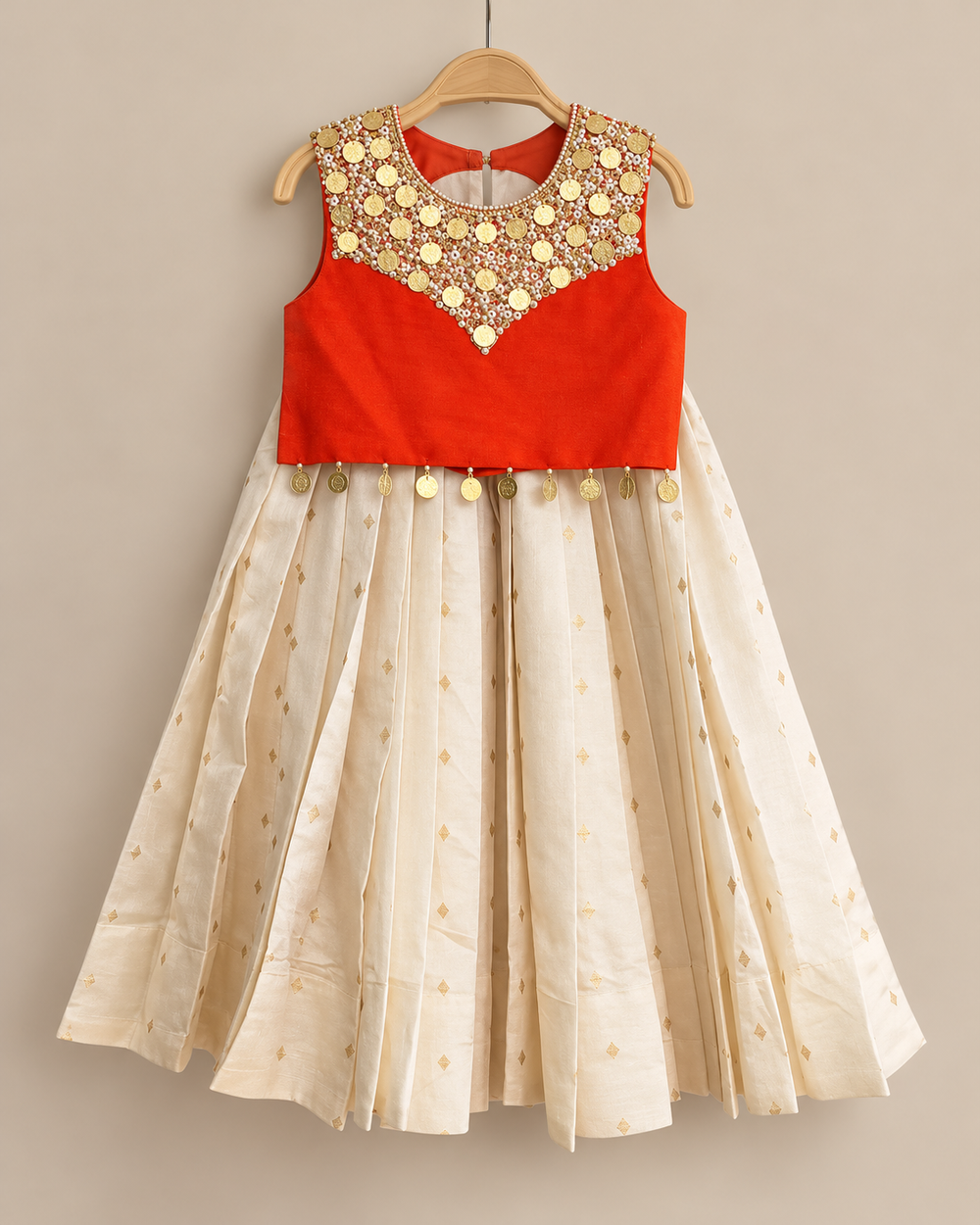 Pure viscos silk with zardozi hand embroidery skirt top set