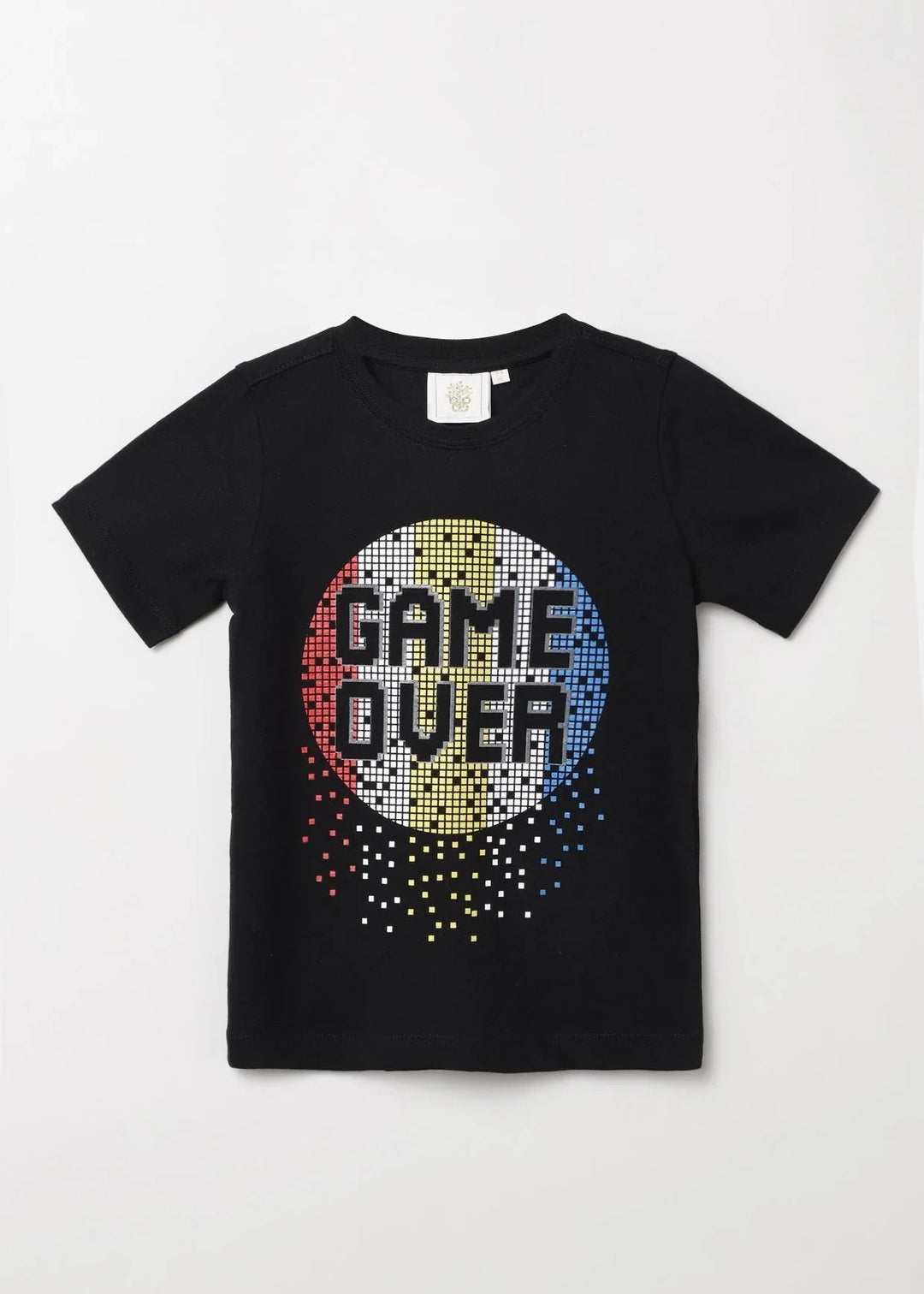 Alluring Luxe Black gel printed T-shirt - BYB PREMIUM