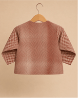 Baby Boys Brown Gingham Cotton Kurta with Dhoti Pants Set - BYB PREMIUM