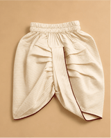 Baby Boys Brown Gingham Cotton Kurta with Dhoti Pants Set - BYB PREMIUM