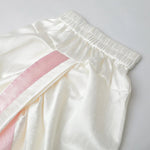 Load image into Gallery viewer, Baby Pink Raw Silk Kurta - Dhoti Set for Boys with Pearl Embroidery - BYB PREMIUM
