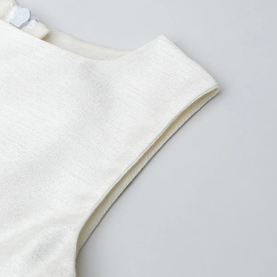 Baby Pink & White Dress with Embroidered Jacket for Girls - BYB PREMIUM