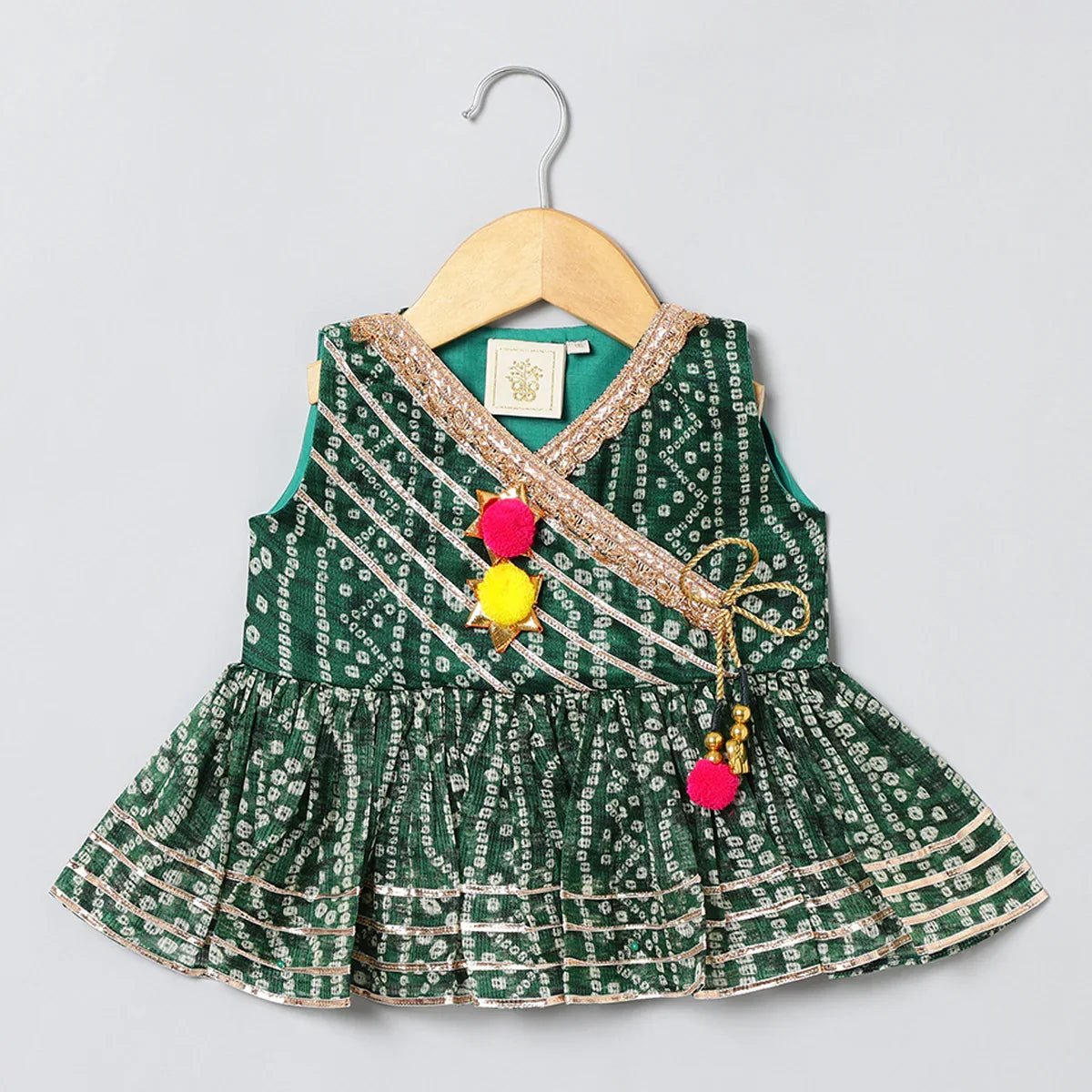 Bandhani Bloom Sharara Set - BYB PREMIUM