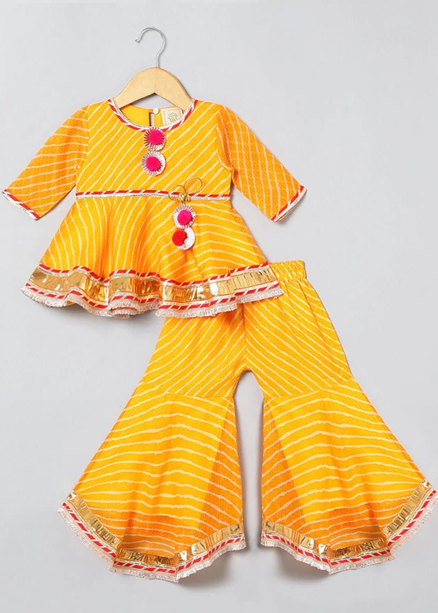 Bandhani Sunshine Sharara Set - BYB PREMIUM