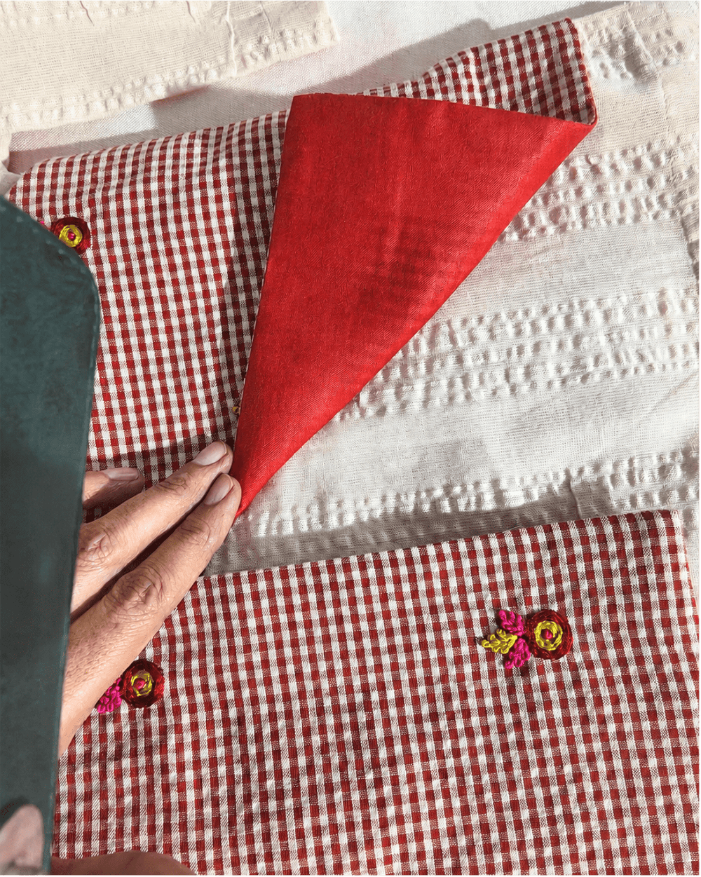 Boys Pure Cotton Kurta Set with Embroidered Gingham Nehru Jacket - BYB PREMIUM