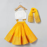 Butterfly Bloom Tissue Silk Lehenga Set - BYB PREMIUM