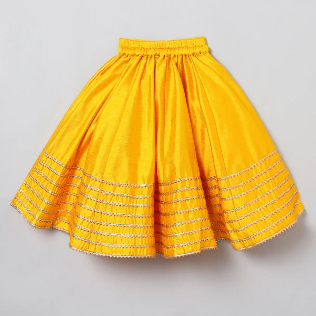 Butterfly Bloom Tissue Silk Lehenga Set - BYB PREMIUM