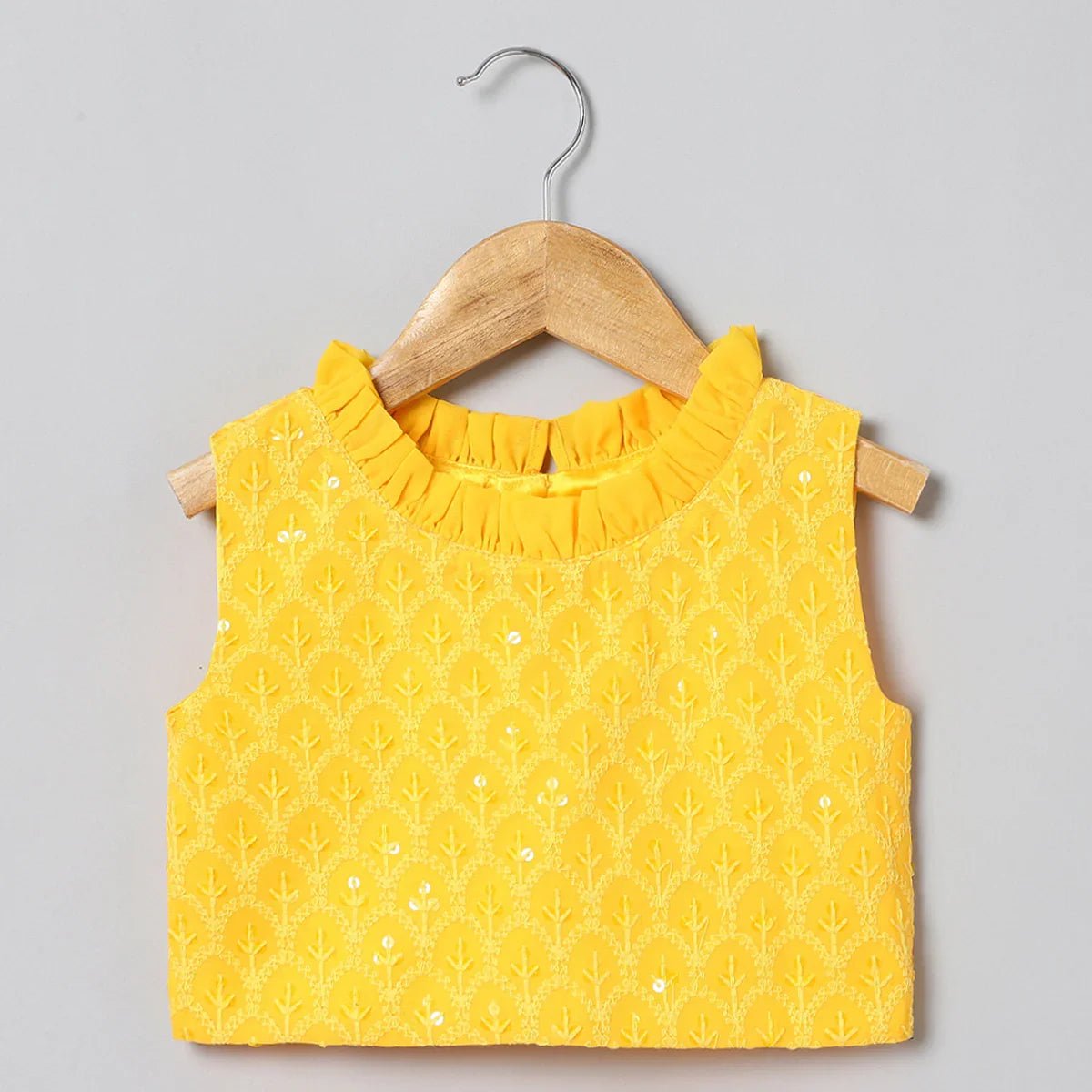 BYB PREMIUM GIRLS HEAVILY EMBRIDERED GEORGETTE LEHENGA CHOLI WITH DUPATTA - BYB PREMIUM