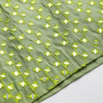 Load image into Gallery viewer, BYB PREMIUM Sage col roman silk full mirror embroidery kurta and pyjama set - BYB PREMIUM
