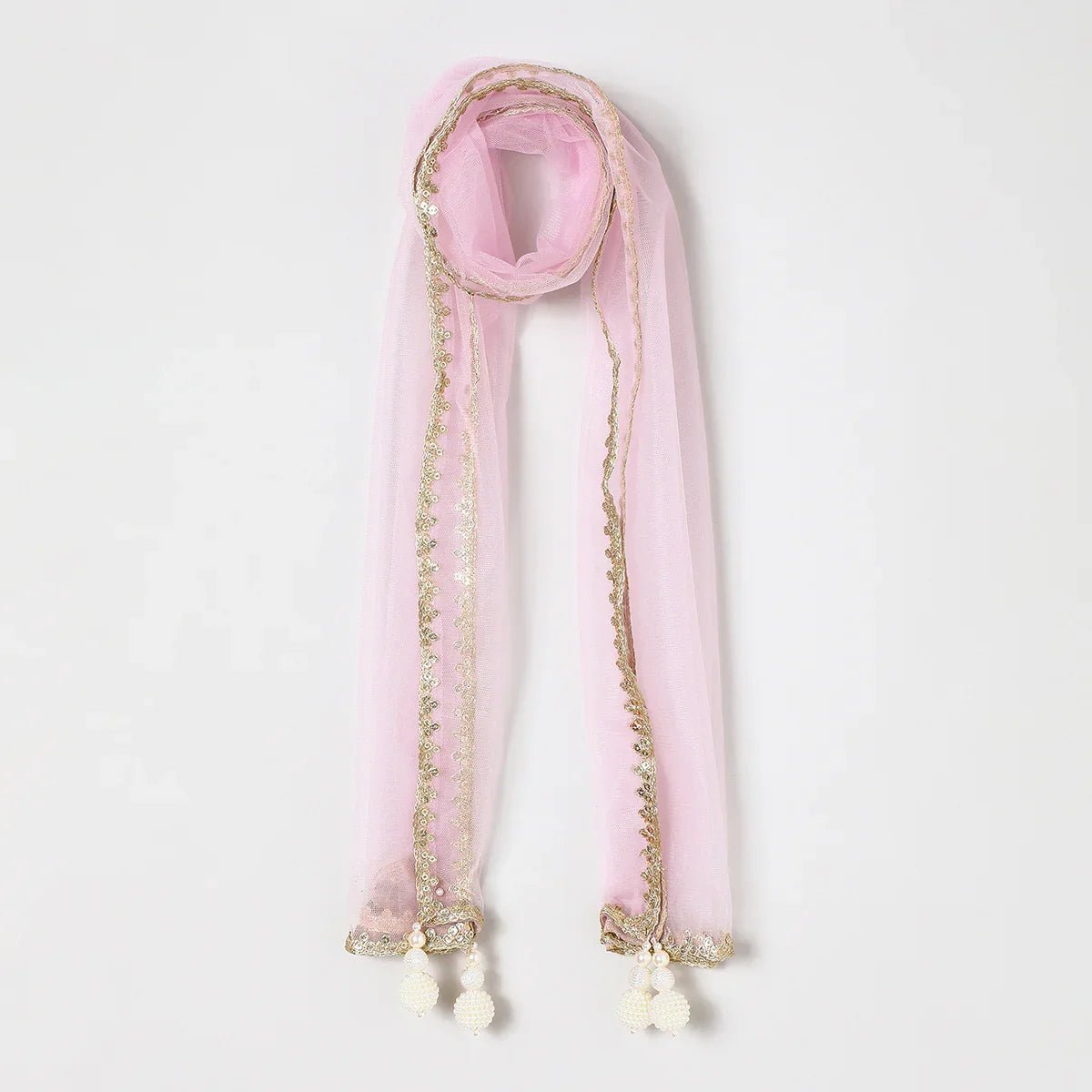 Byb premium tussor silk full hnad embroidered top and skirt set   byb premium