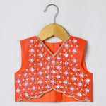 Load image into Gallery viewer, BYB PREMIUM tussor silk full hnad embroidered top and skirt set - BYB PREMIUM
