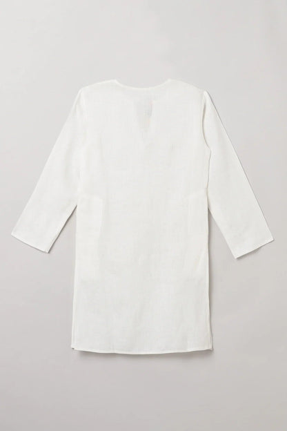 BYB White Cotton Kurta Pajama Set - BYB PREMIUM