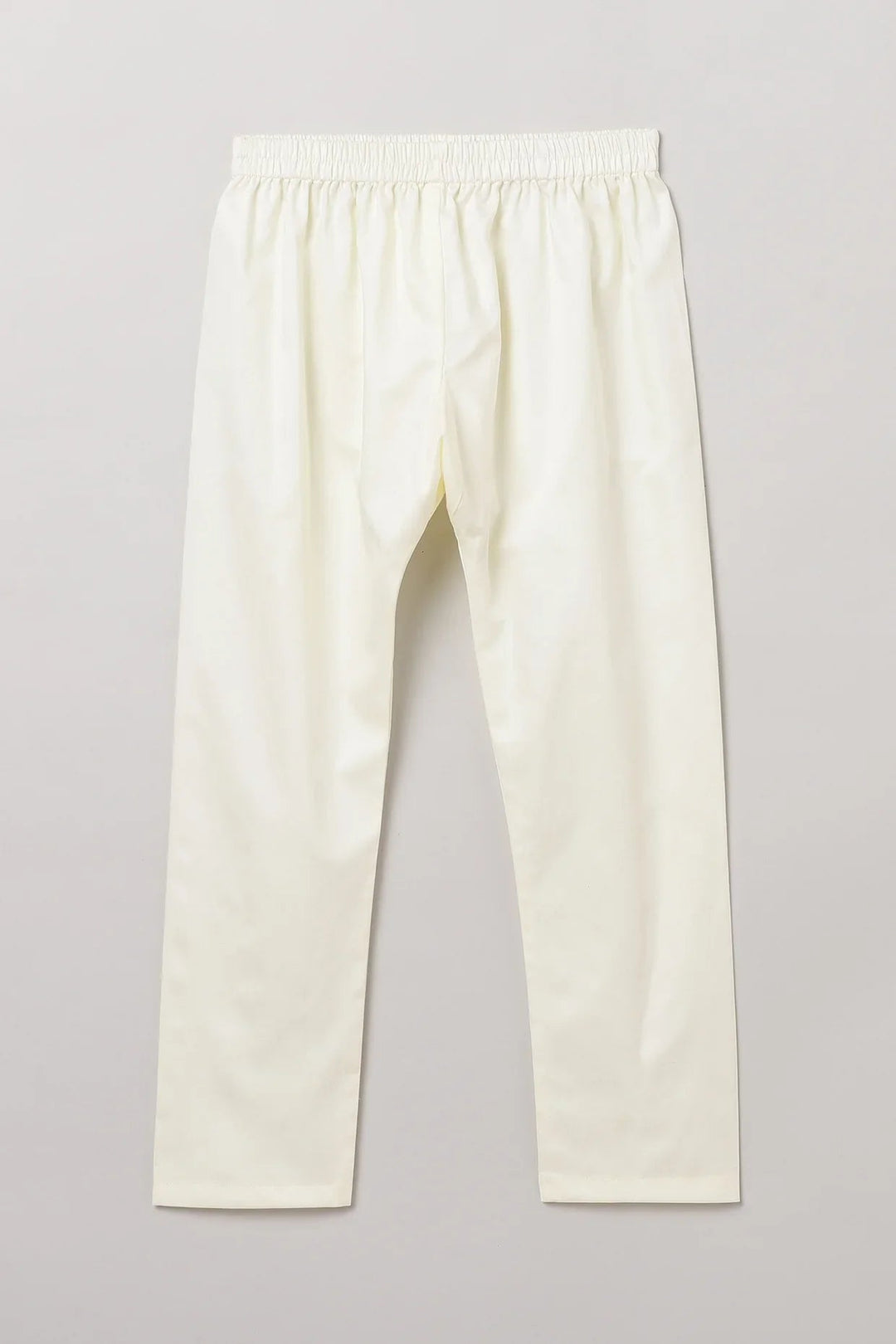 BYB White Cotton Kurta Pajama Set - BYB PREMIUM