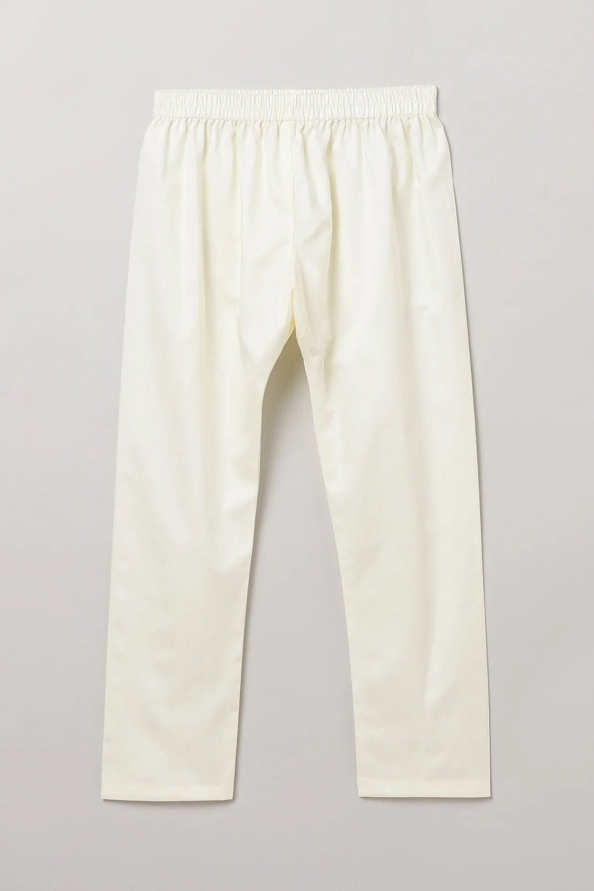 Byb white cotton kurta pajama set   byb premium