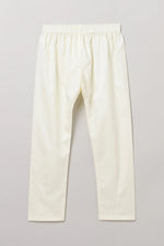 Load image into Gallery viewer, BYB White Cotton Kurta Pajama Set - BYB PREMIUM
