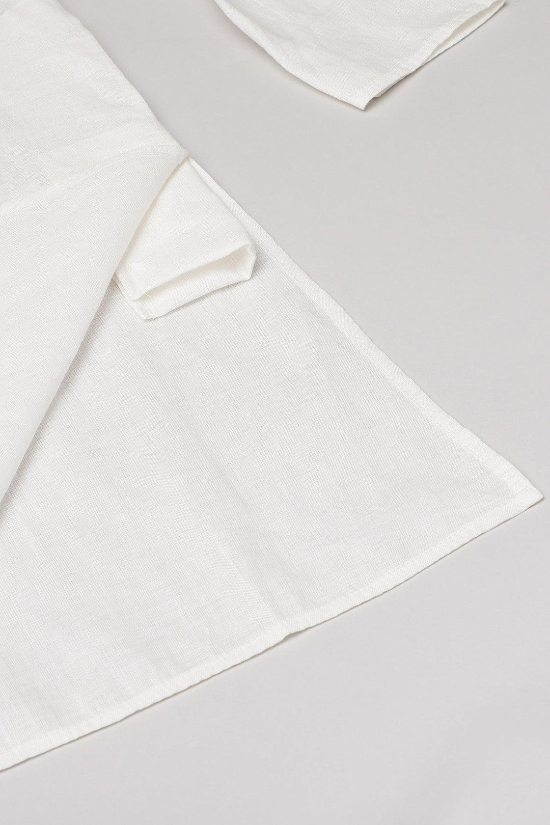 BYB White Cotton Kurta Pajama Set - BYB PREMIUM