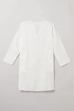 Load image into Gallery viewer, BYB White Cotton Kurta Pajama Set - BYB PREMIUM
