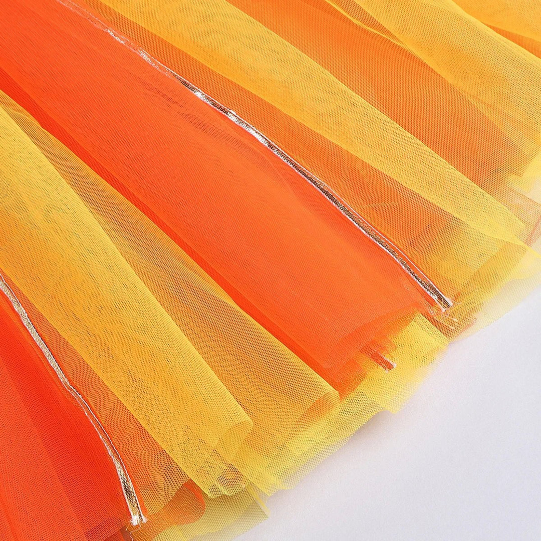 Chanderi Halter Neck Lehenga Set for Girls - BYB PREMIUM