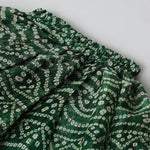 Load image into Gallery viewer, Dark Green Raw Silk Lehenga Choli Set for Girls - BYB PREMIUM
