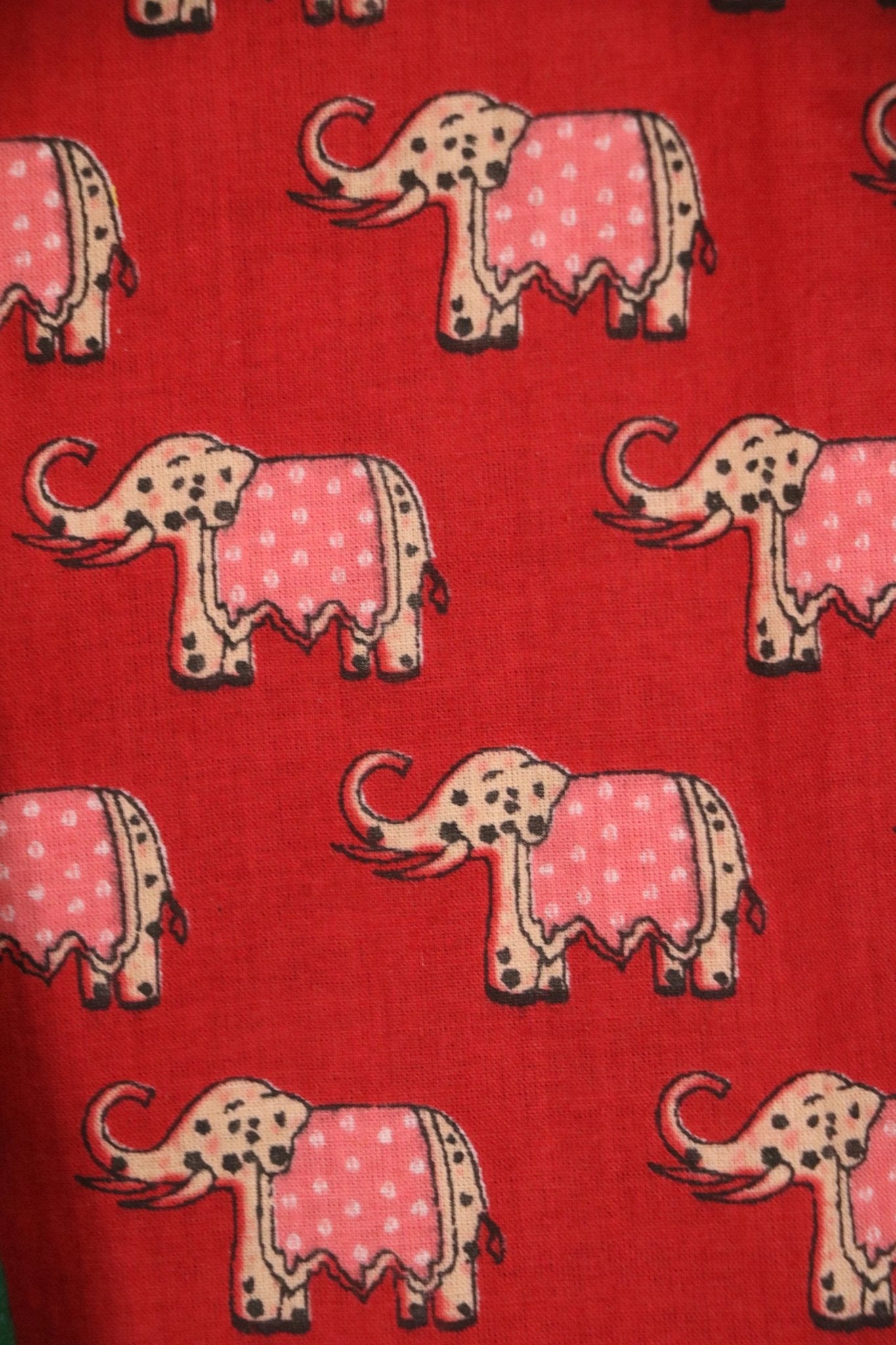 Dark Green & Red Jaipuri Ethnic Set for Boys - BYB PREMIUM