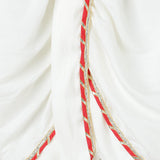 Dola Silk Kurta & Dhoti Set with Pearl-Embellished Ganesha Embroidery - BYB PREMIUM