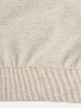 Ecru Melange Cotton Elastane Sweatshirt for Girls - BYB PREMIUM