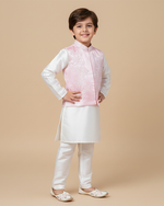 Load image into Gallery viewer, boys kurta pyjama jacket set
