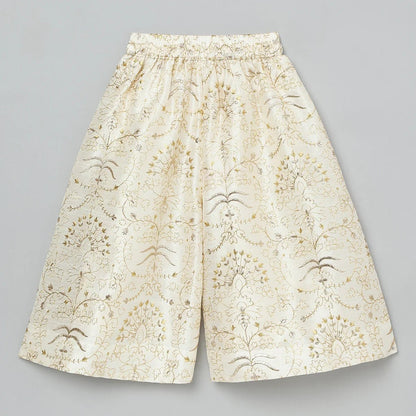 Embroidered Blazer and Culotte Set - BYB PREMIUM