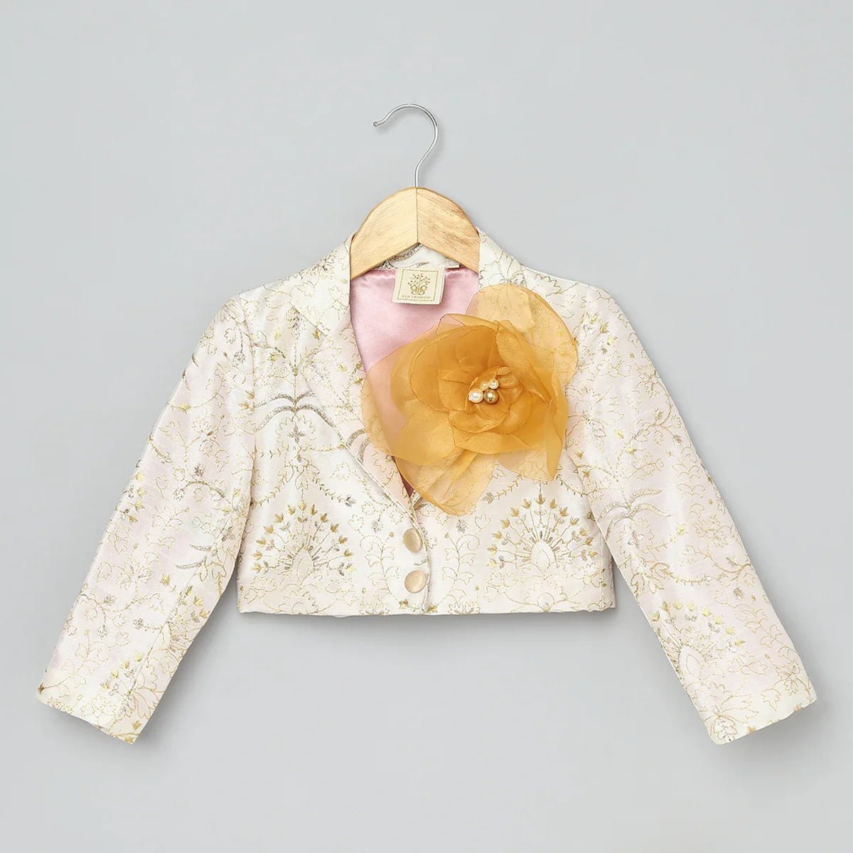 Embroidered blazer and culotte set   byb premium