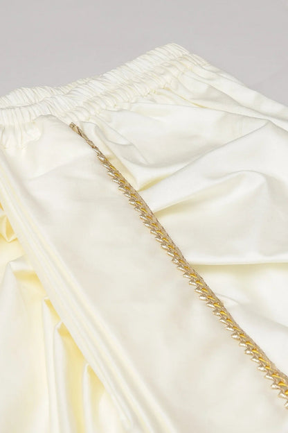 Festive Orange Kurta Dhoti Set - BYB PREMIUM