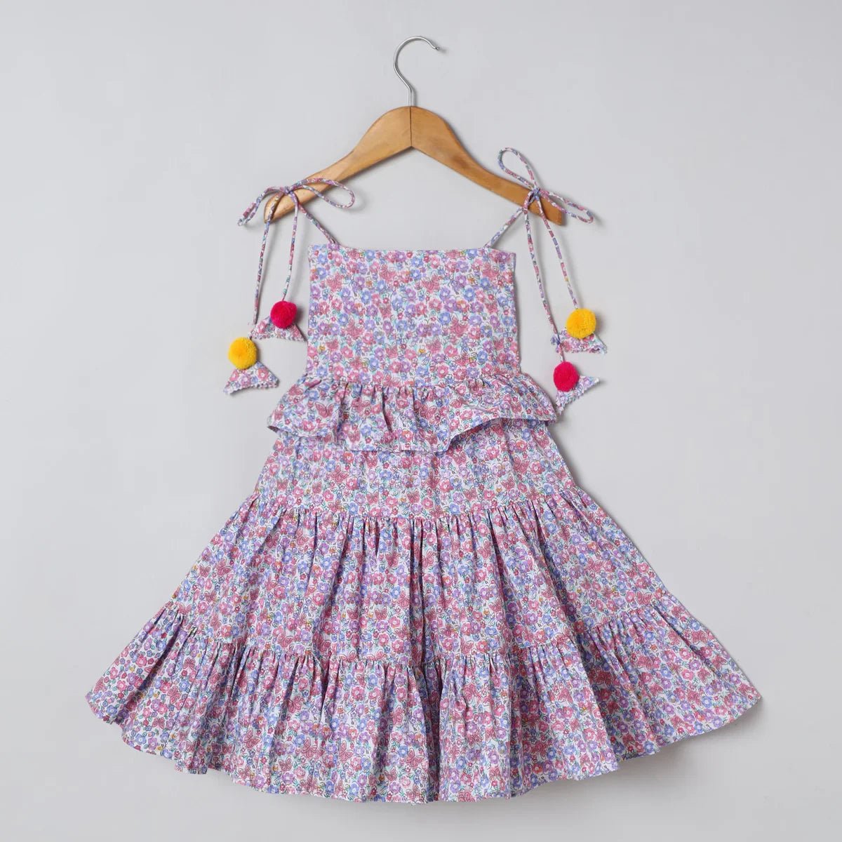 Floral strap dress   byb premium