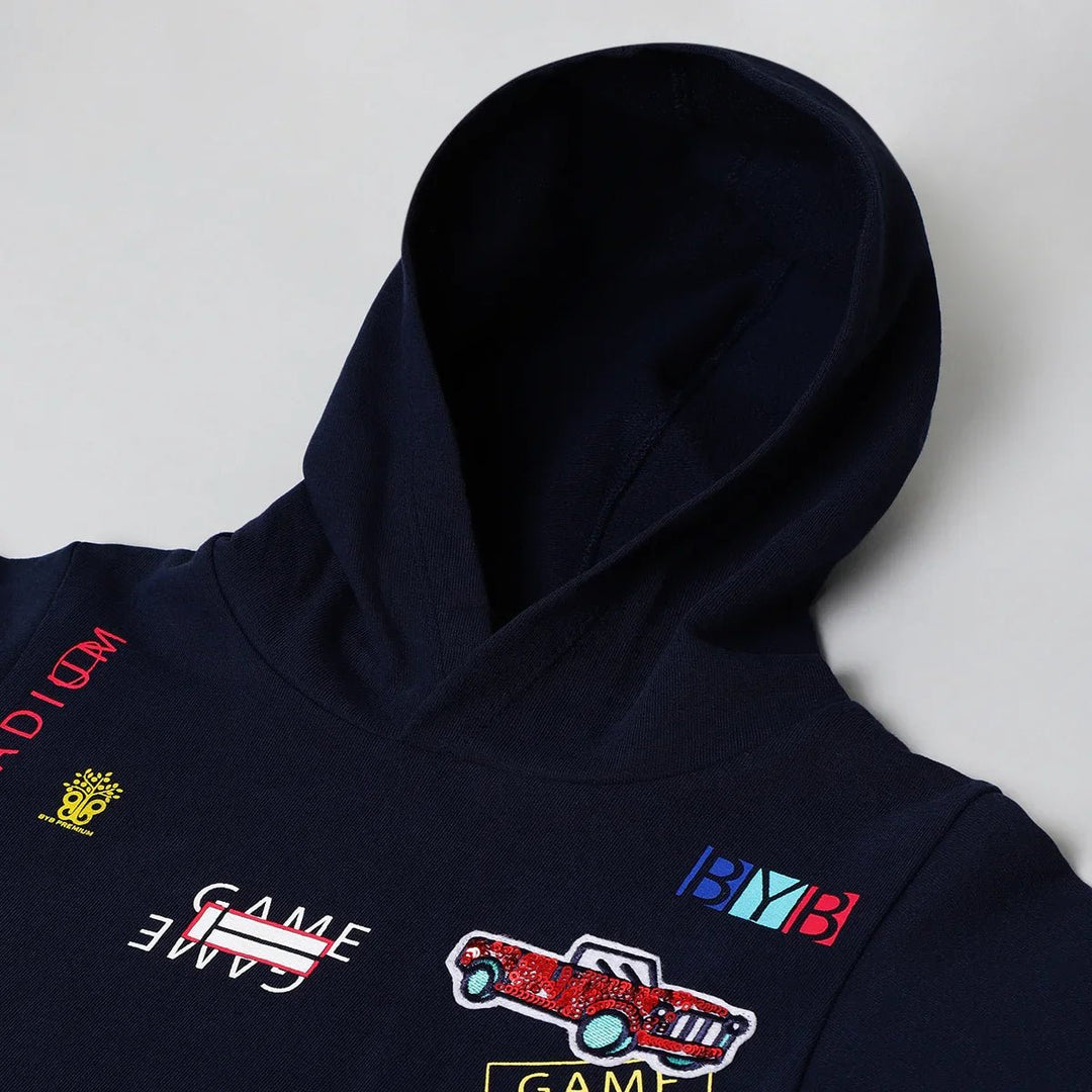 Game On Basket Sporty Sweatshirt for Kids - BYB PREMIUM