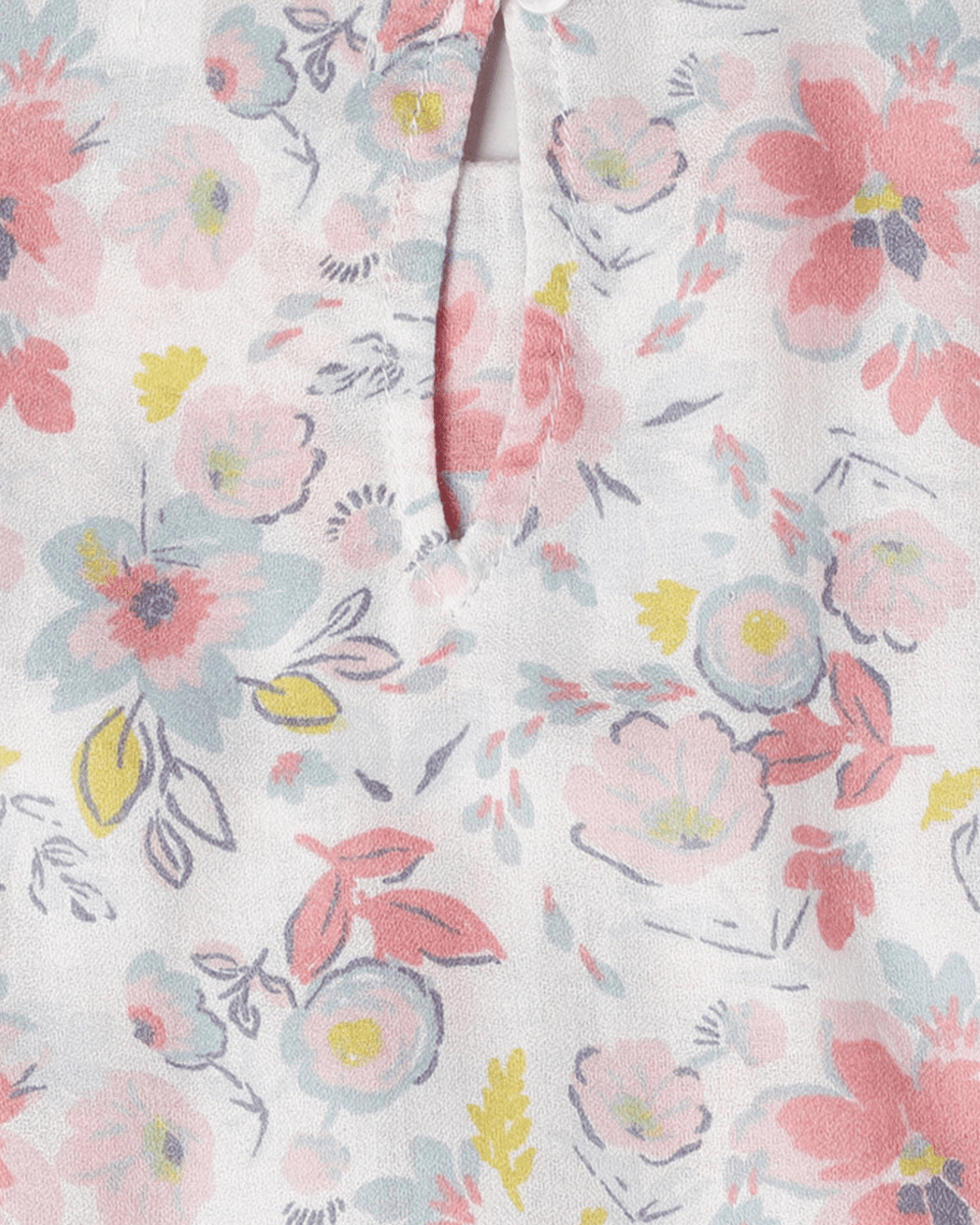 Girls Dobby Cotton Dress Combo Set – Floral Dress & Peach Top Outfit (Pack of 2) - BYB PREMIUM
