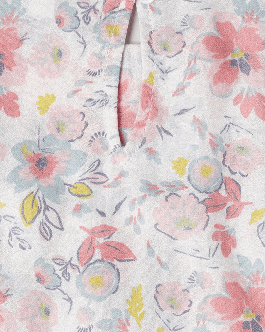 Girls Dobby Cotton Dress Combo Set – Floral Dress & Peach Top Outfit (Pack of 2) - BYB PREMIUM