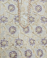 Load image into Gallery viewer, Girls Lavender Silk Lehenga Set with Embroidered Top &amp; Dupatta – Ethnic Wear - BYB PREMIUM
