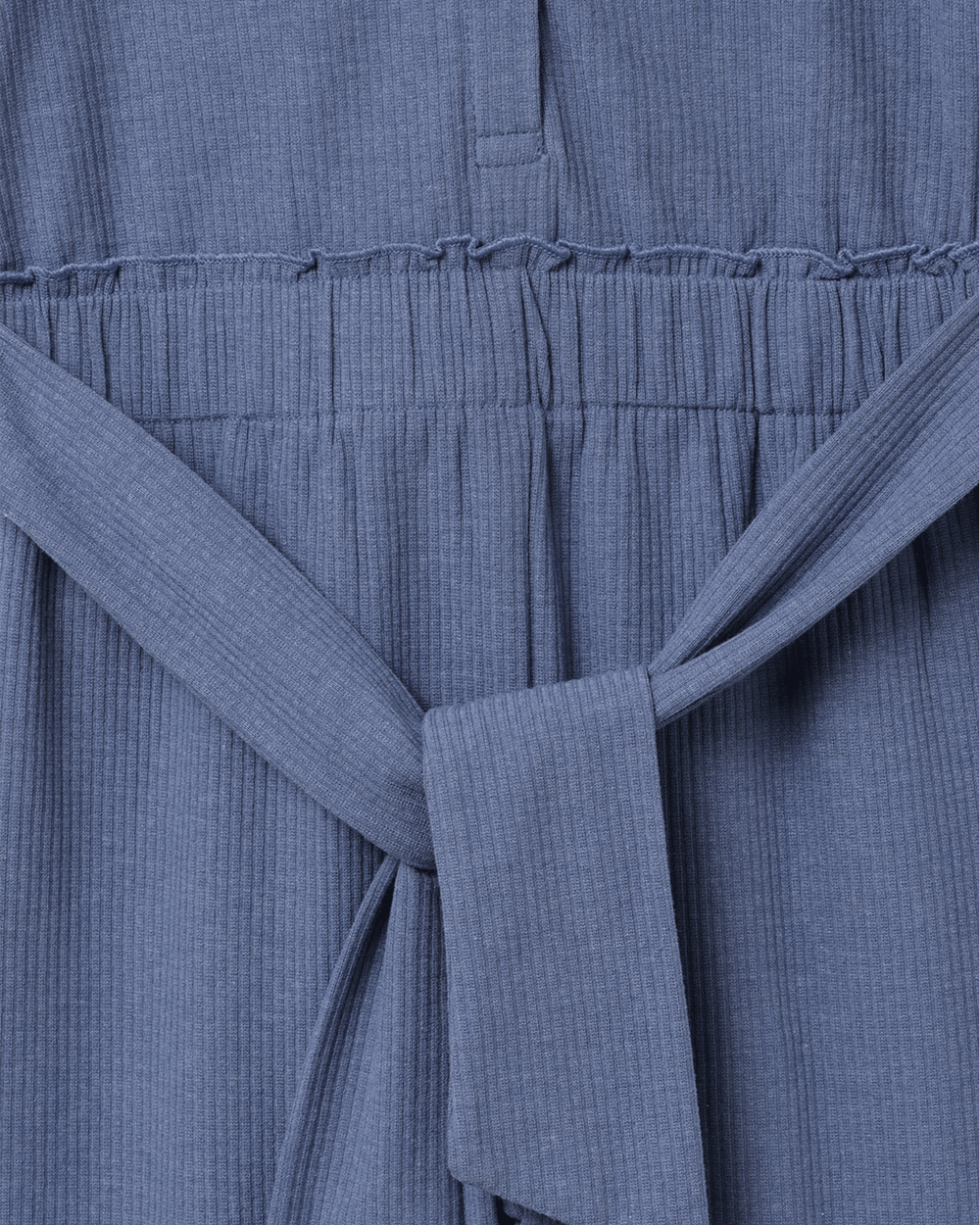 Girls Linen Lurex Co-ord Combo Set – Blue Jumpsuit & Embroidered Top with Shorts (Pack of 2) - BYB PREMIUM