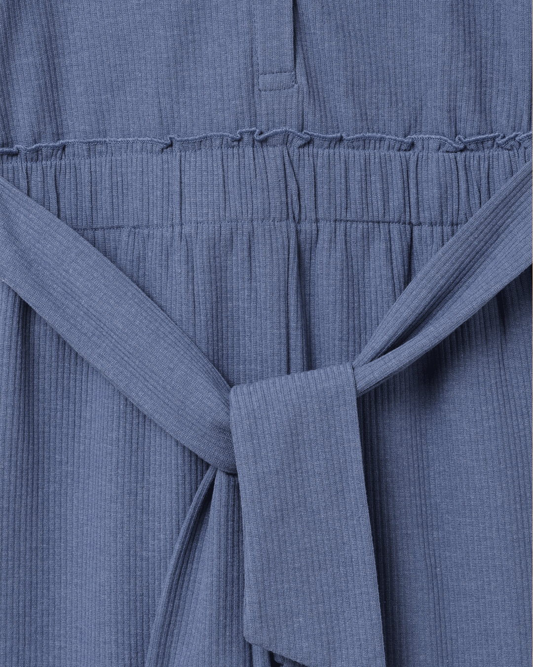 Girls Linen Lurex Co-ord Combo Set – Blue Jumpsuit & Embroidered Top with Shorts (Pack of 2) - BYB PREMIUM