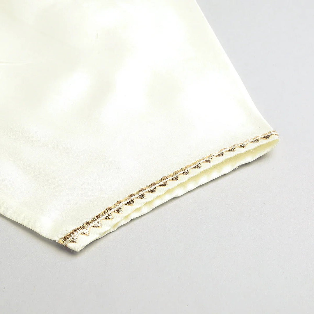 Girls Pink Floral Off - Shoulder Dhoti Set - BYB PREMIUM