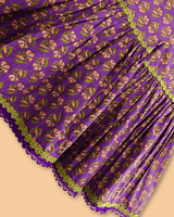 Girls Purple Cotton Sharara Set with Printed Peplum Top| Premium Cotton Ethnic Wear - BYB PREMIUM