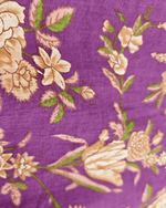 Load image into Gallery viewer, Girls Purple Pure Cotton Kurta Pant Set with Floral Print | Premium Cotton Ethnic Wear - BYB PREMIUM
