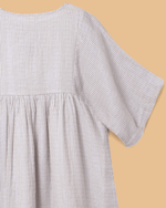 Load image into Gallery viewer, Girls Viscose Moss Dress Combo Set – Mustard Solid Dress &amp; Embroidered Beige Dress (Pack of 2) - BYB PREMIUM
