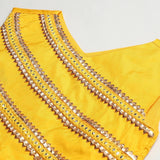 Girls Yellow Lehenga Set with Dupatta - BYB PREMIUM