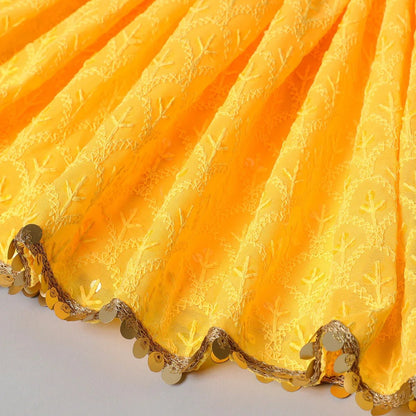 Golden Glow Embroidered Sharara Set - BYB PREMIUM